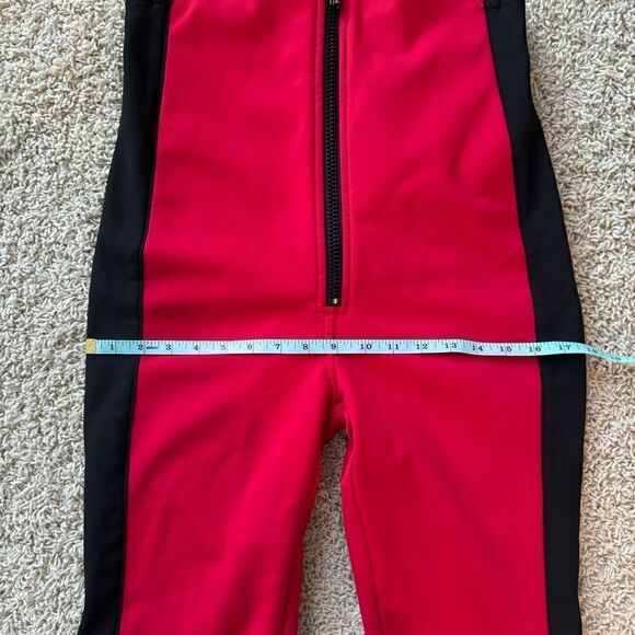 Goldbergh Phoebe Ski Pants Salopettes Bibs Flame Red Black US 10 - Picture 4 of 6